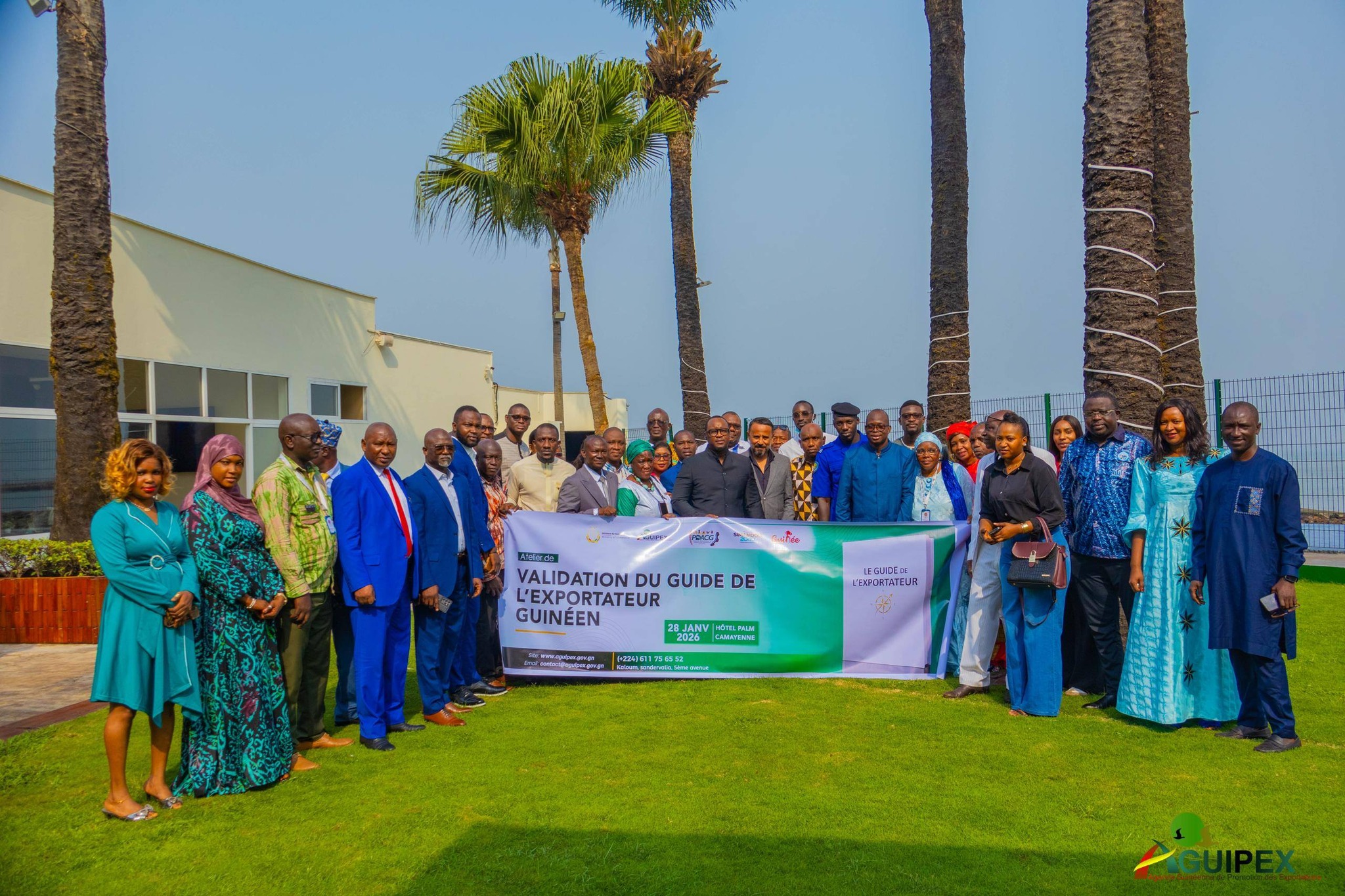 AGUIPEX // Tenue de l’atelier de validation du Guide de l’Exportateur Guinéen
